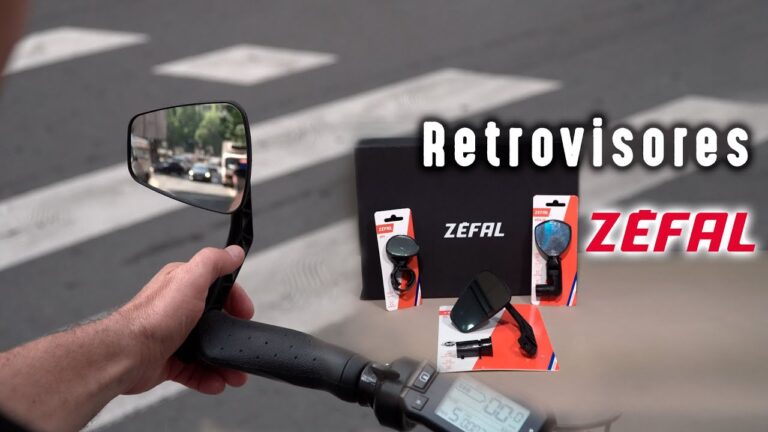 Mejora la seguridad en bicicletas con espejos retrovisores plegables