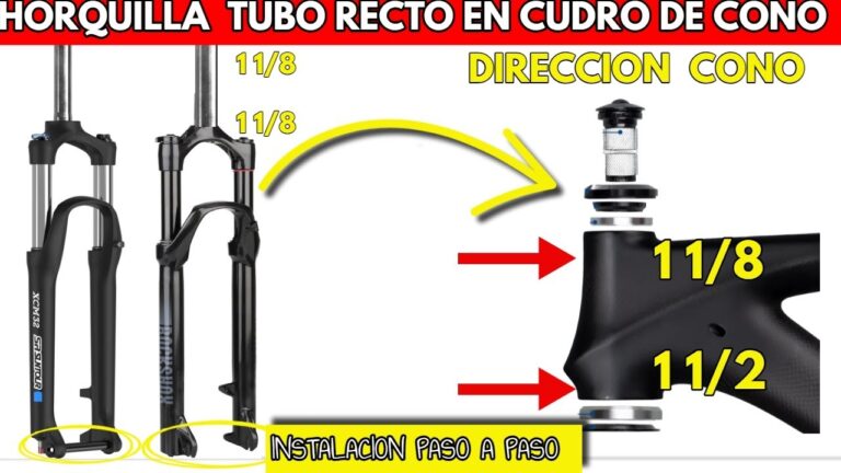 Componentes Esenciales del Tubo de Direcci&oacute;n y Horquillas de Suspensi&oacute;n