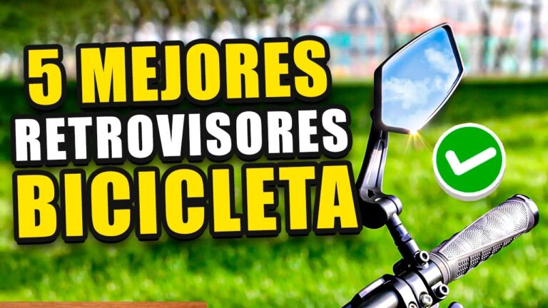 Mejora tu seguridad con espejos retrovisores ajustables para bicicletas