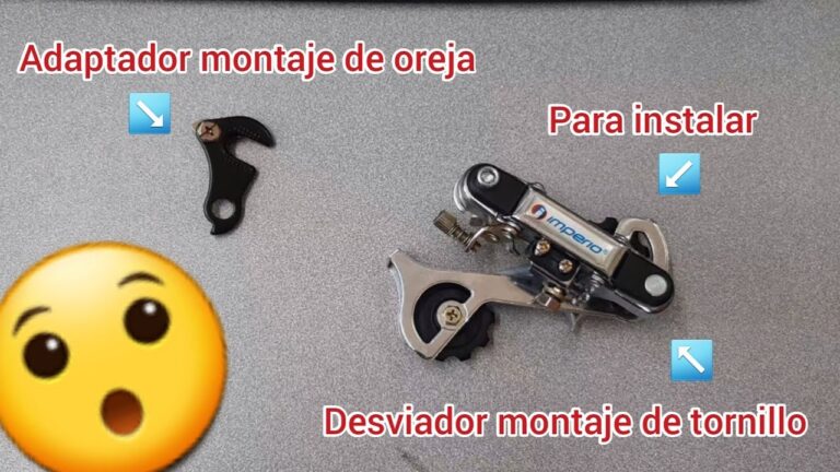 Reemplazo Eficiente de Tornillos en el Desviador de Bicicleta