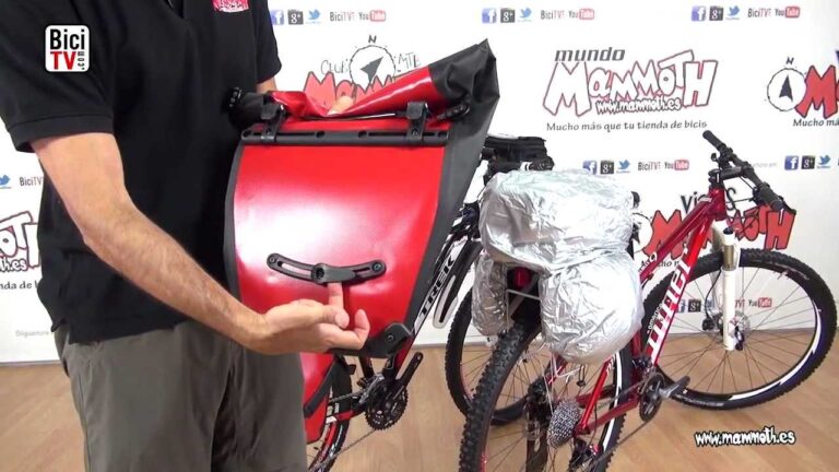 Mejora tu bicicleta con bolsas para el portaequipajes