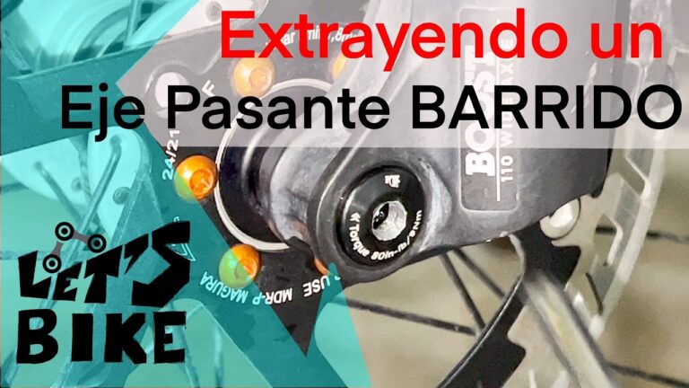 Ajuste Perfecto: C&oacute;mo Revisar los Ejes Pasantes de tu Bicicleta